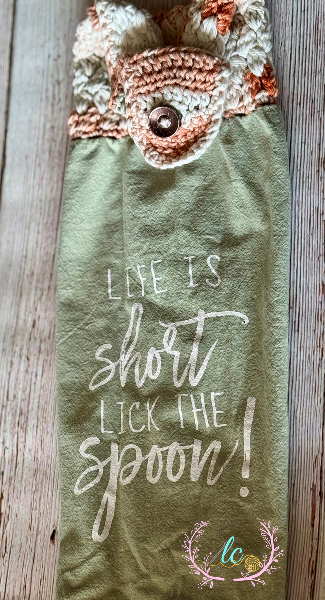 Lick the Spoon Kitchen Towel