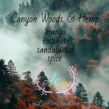 Load image into Gallery viewer, Canyon Woods &amp; Hemp Car Freshie
